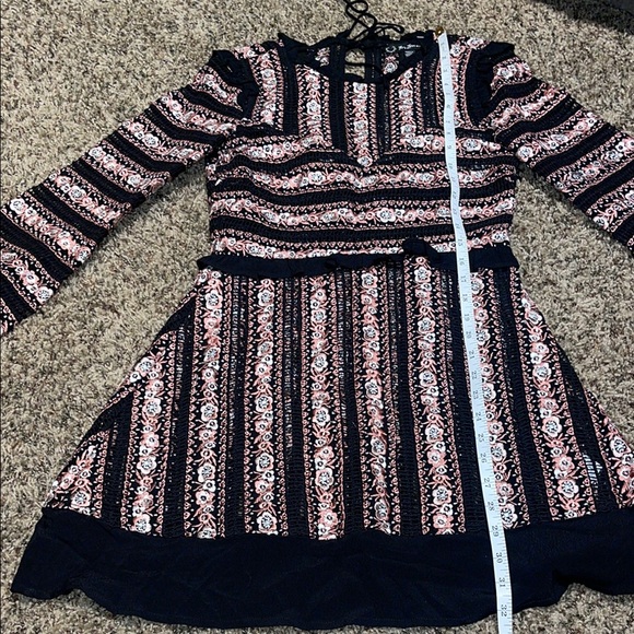 For Love And Lemons Gold Long Sleeve Cocktail Dress - Picture 9 of 11